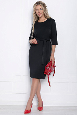 Платье Мелроз (черное) П10688
